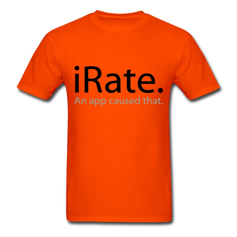 Men's IRate - An App Caused That - An ISpoof Design T-Shirt