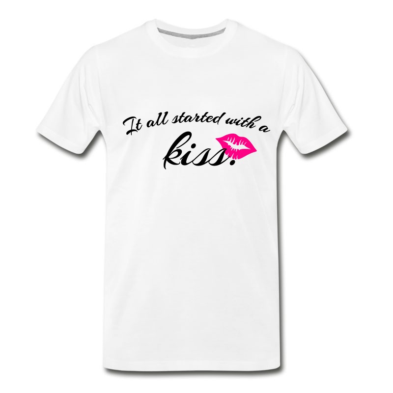 Men's It All Started With A Kiss T-Shirt