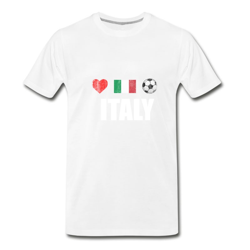 Men's Italy Football Italian Soccer T-shirt T-Shirt