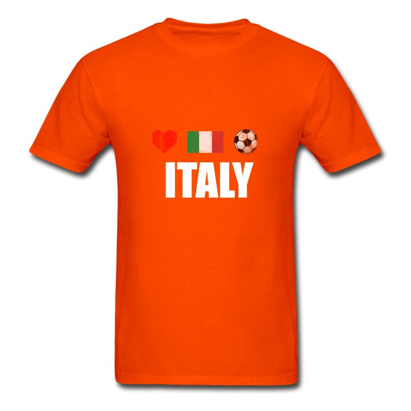 Men's Italy Football Italian Soccer T-shirt T-Shirt