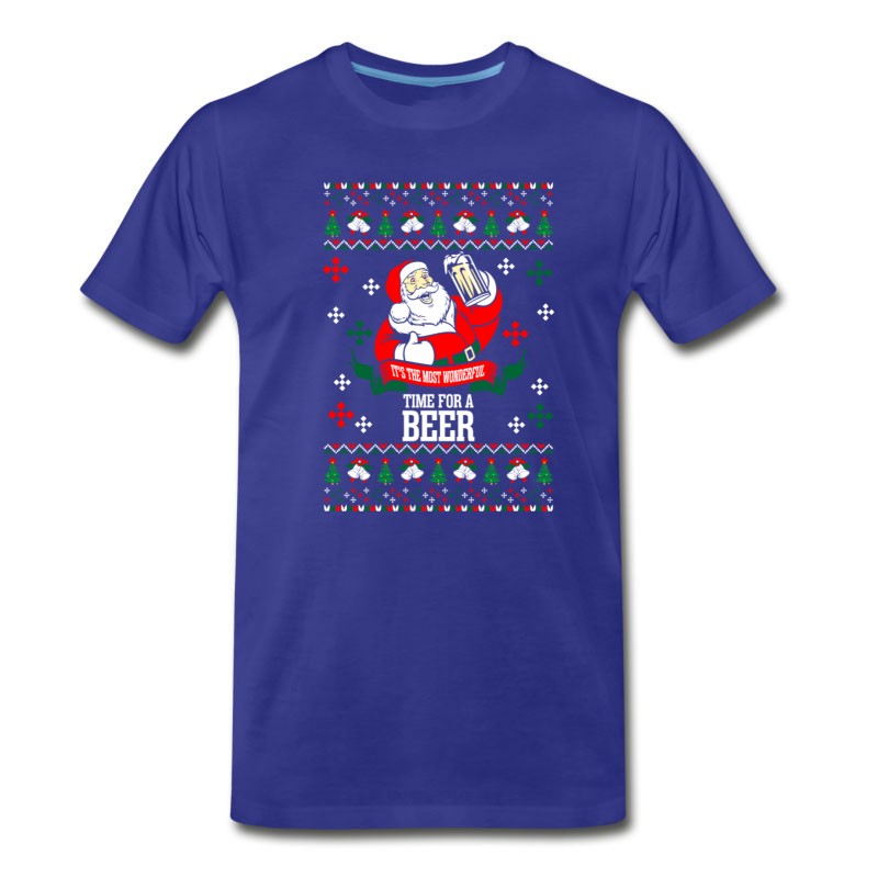 Men's It's The Most Wonderful Time For A Beer Ugly Chris T-Shirt