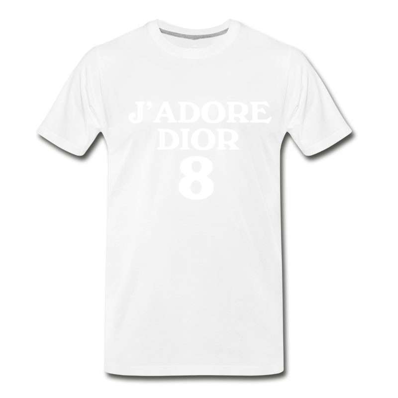 Men's J'ADORE DIOR WHITE T-Shirt