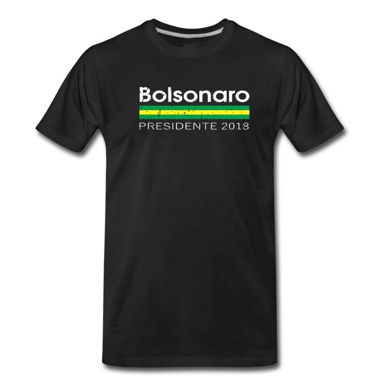 Men's Jair Bolsonaro Presidente Brasil 2018 T-Shirt