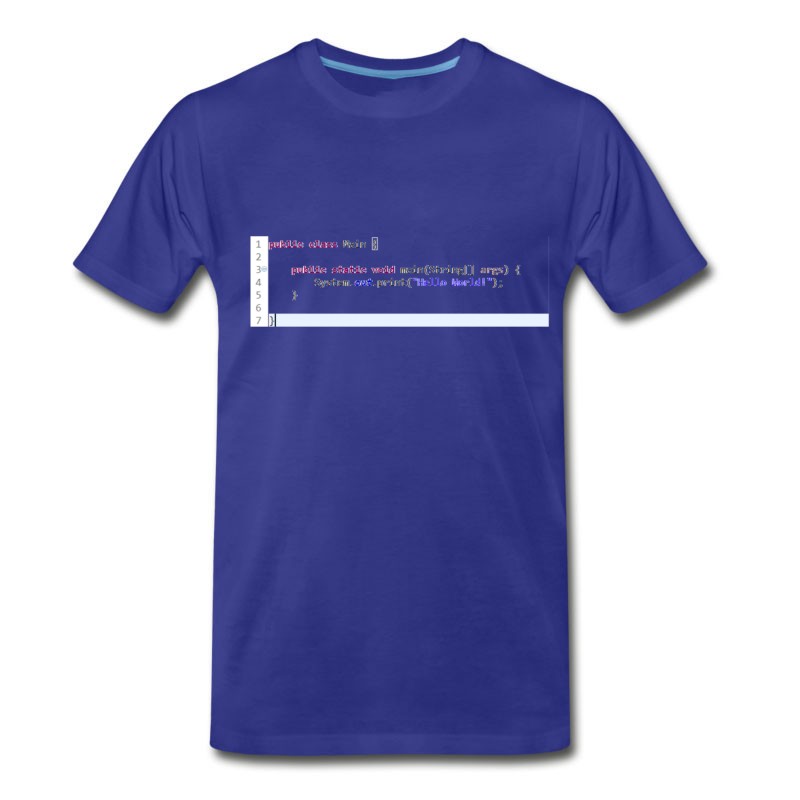 Men's Java Hello World! Geschenkidee T-Shirt