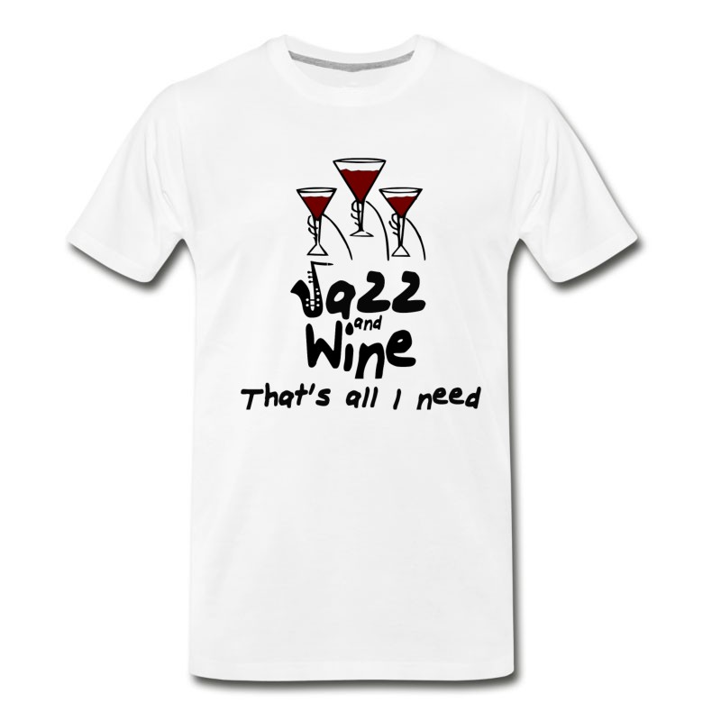 Men's Jazz - Music - Trumpet - Saxophone - Musician T-Shirt