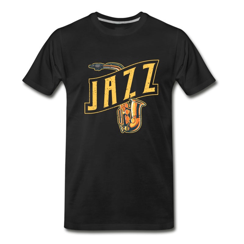 Men's Jazz Saxophone - Funny Saxophone Musician Gift T-Shirt