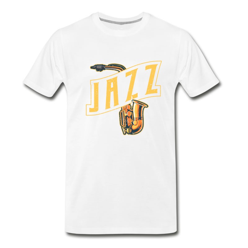 Men's Jazz Saxophone - Funny Saxophone Musician Gift T-Shirt