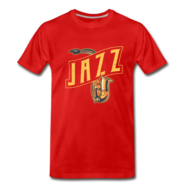 Men's Jazz Saxophone - Funny Saxophone Musician Gift T-Shirt