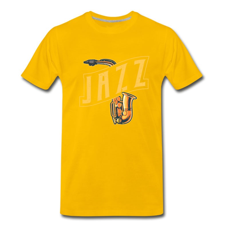 Men's Jazz Saxophone - Funny Saxophone Musician Gift T-Shirt