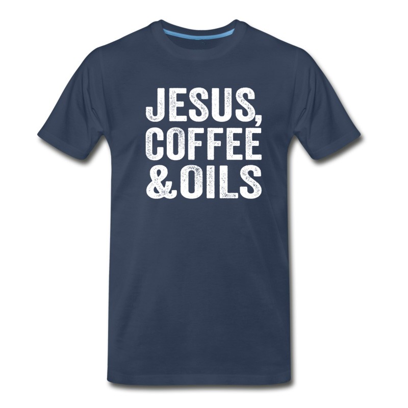 Men's Jesus, Coffee & Oils T-Shirt