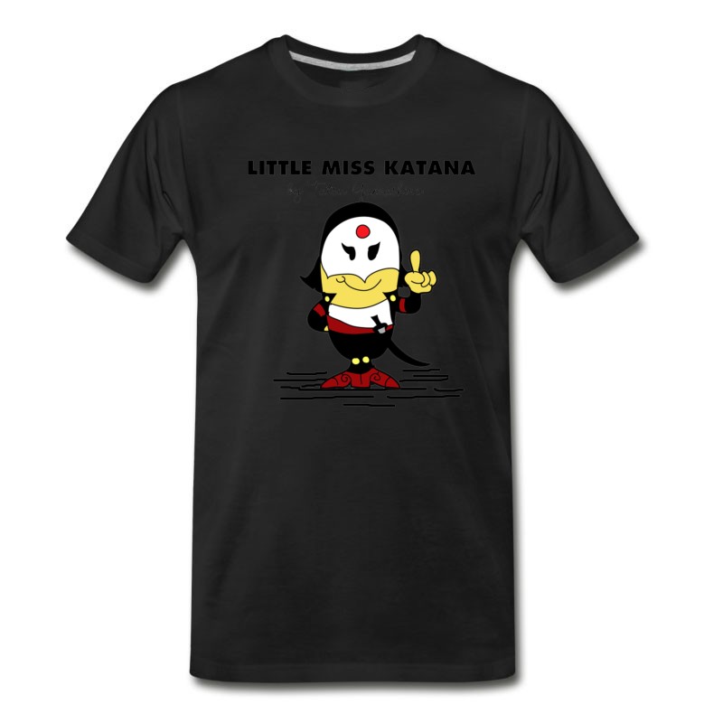 Men's Katana Little Miss Mr Men Parody Mash Up Suic T-Shirt