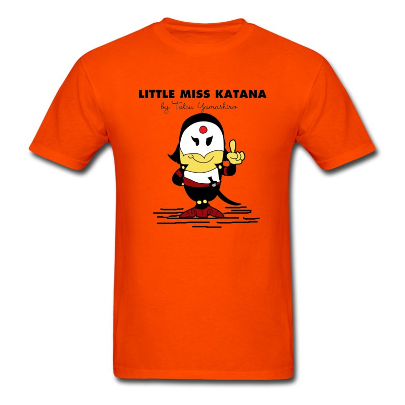 Men's Katana Little Miss Mr Men Parody Mash Up Suic T-Shirt