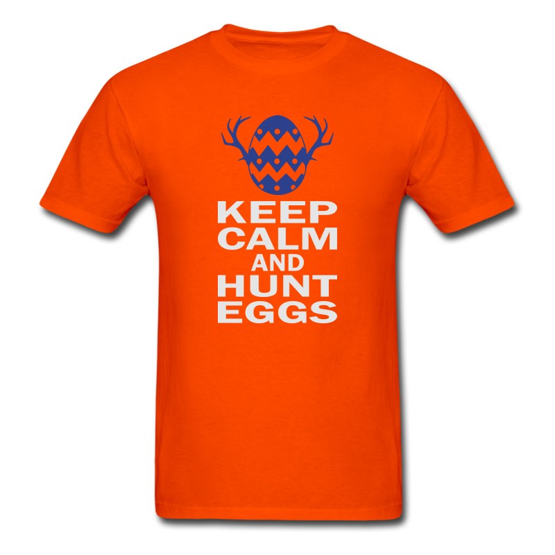 Men's Keep Calm And Hunt Eggs T-Shirt