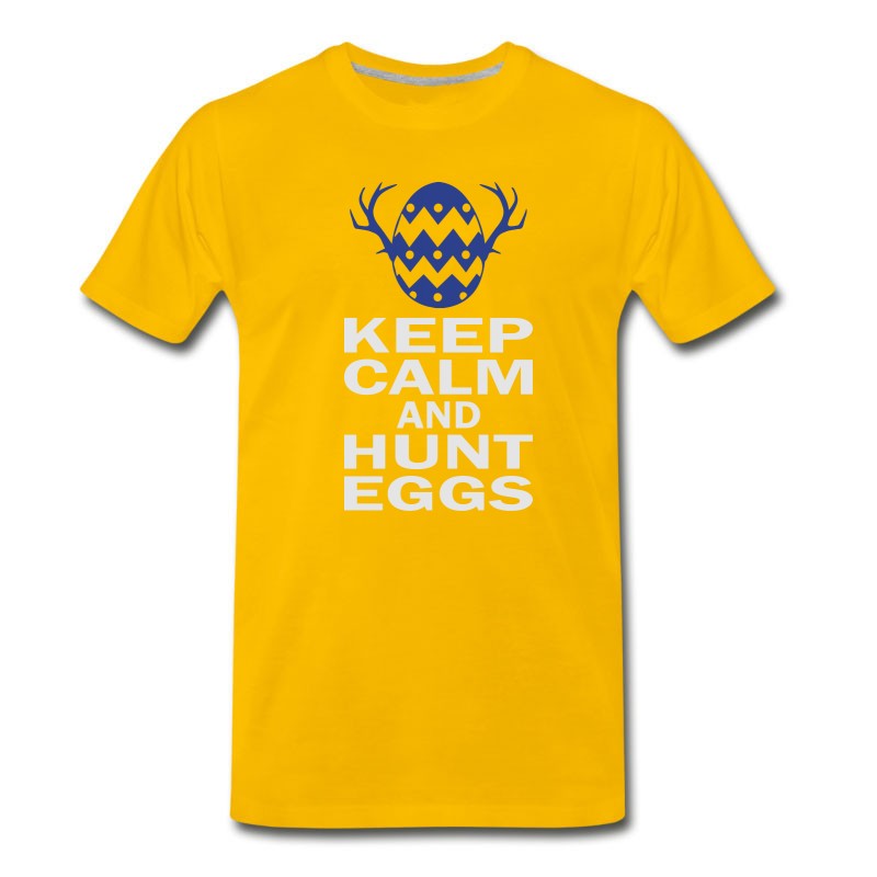 Men's Keep Calm And Hunt Eggs T-Shirt