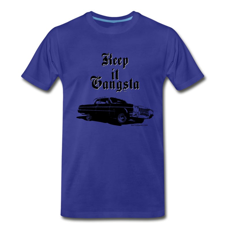 Men's Keep It Gangsta (Black) T-Shirt