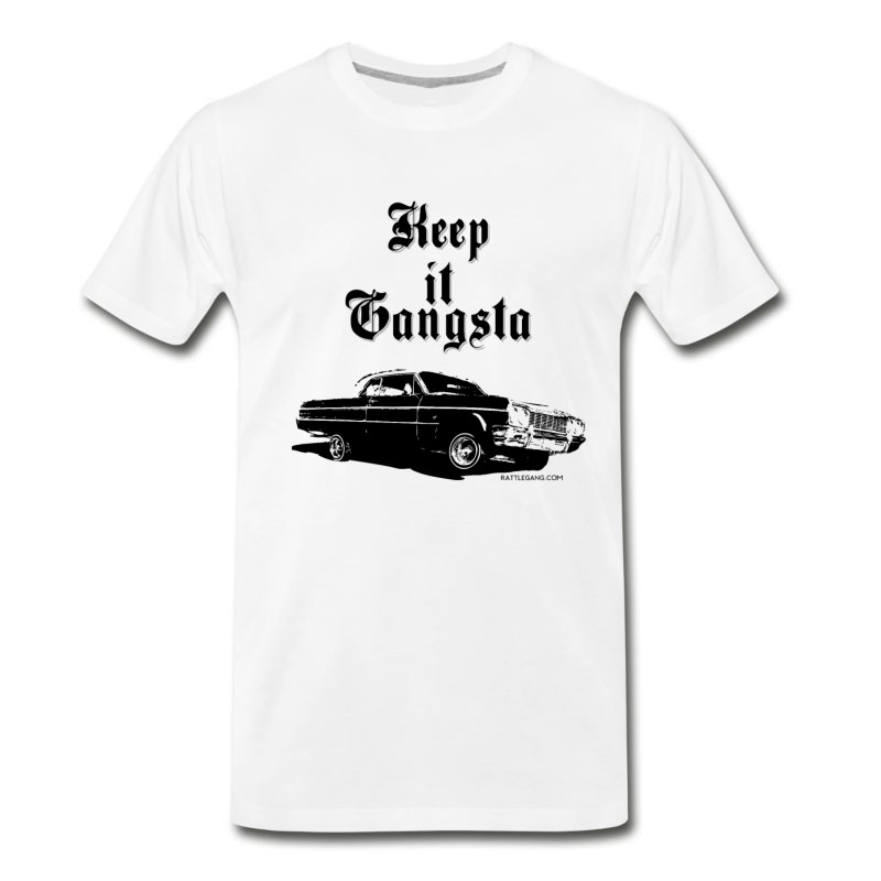 Men's Keep It Gangsta (Black) T-Shirt