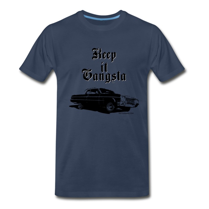 Men's Keep It Gangsta (Black) T-Shirt