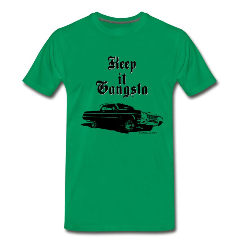 Men's Keep It Gangsta (Black) T-Shirt