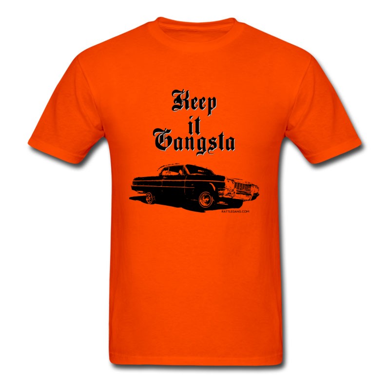 Men's Keep It Gangsta (Black) T-Shirt