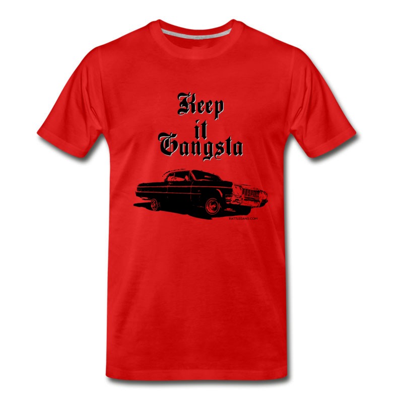 Men's Keep It Gangsta (Black) T-Shirt