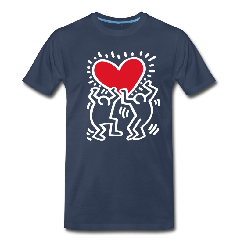 Men's Keith Haring Art Work Shirt T-Shirt