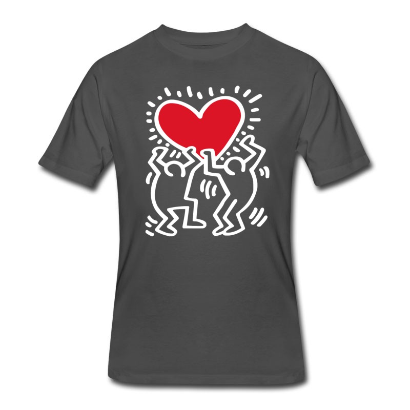 Men's Keith Haring Art Work Shirt T-Shirt