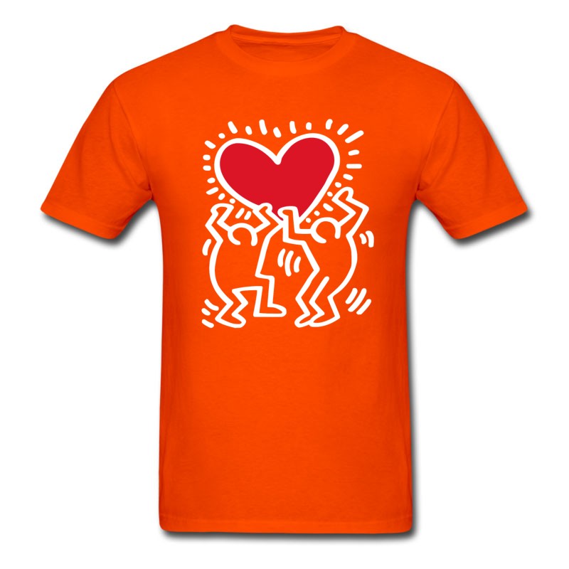 Men's Keith Haring Art Work Shirt T-Shirt