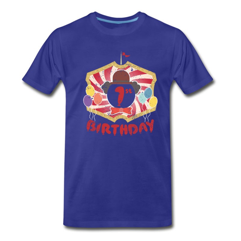 Men's Kids Clown Birthday Party 1st Birthday T-Shirt