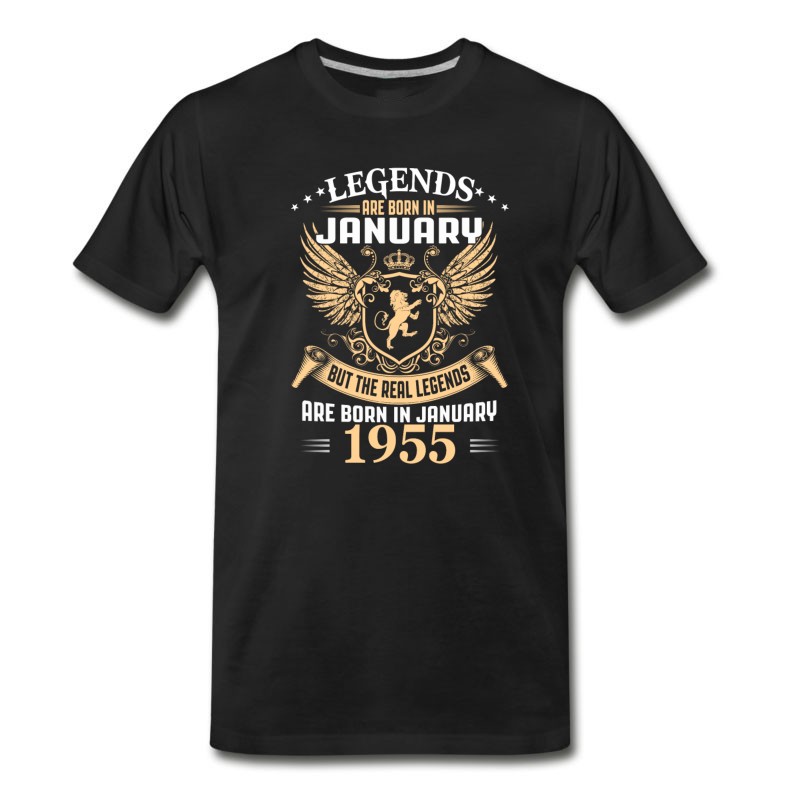 Men's Kings Legends Are Born In January 1955 T-Shirt