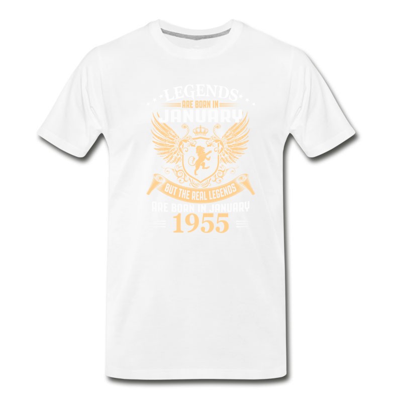 Men's Kings Legends Are Born In January 1955 T-Shirt