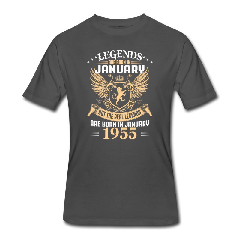 Men's Kings Legends Are Born In January 1955 T-Shirt