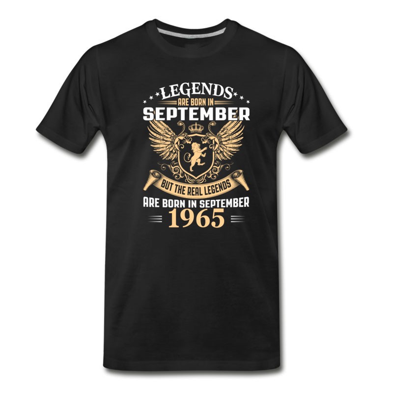 Men's Kings Legends Are Born In September 1965 T-Shirt