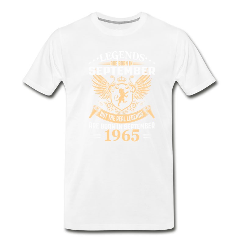 Men's Kings Legends Are Born In September 1965 T-Shirt