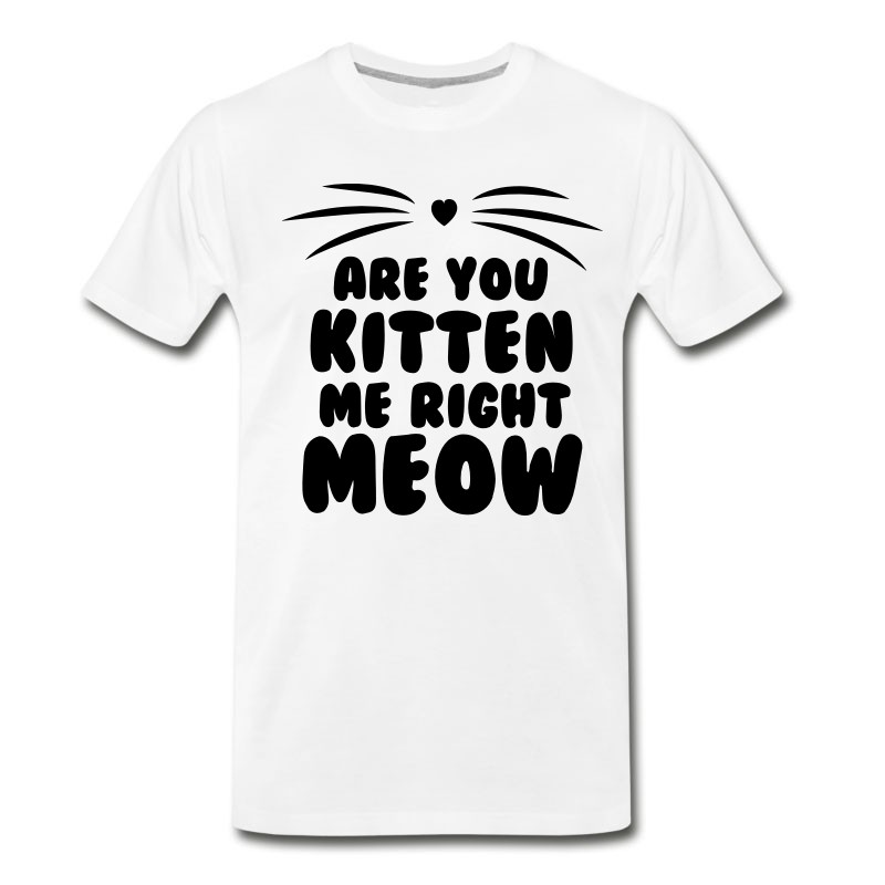 Men's Kitty Shirt - Cat Shirt - Pet Shirt - Animal Shirt T-Shirt