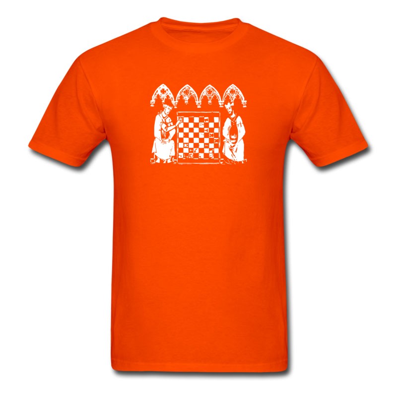 Men's Knights Templar Playing Chess T-Shirt