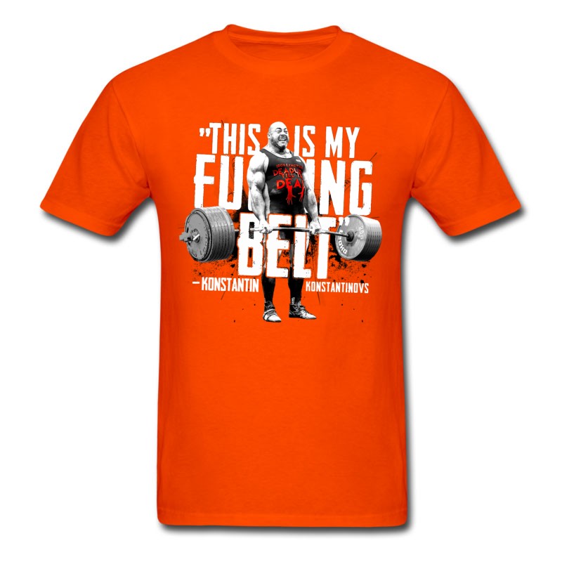 Men's Konstantin Konstantinov's THIS IS MY FUCKING BELT T-Shirt