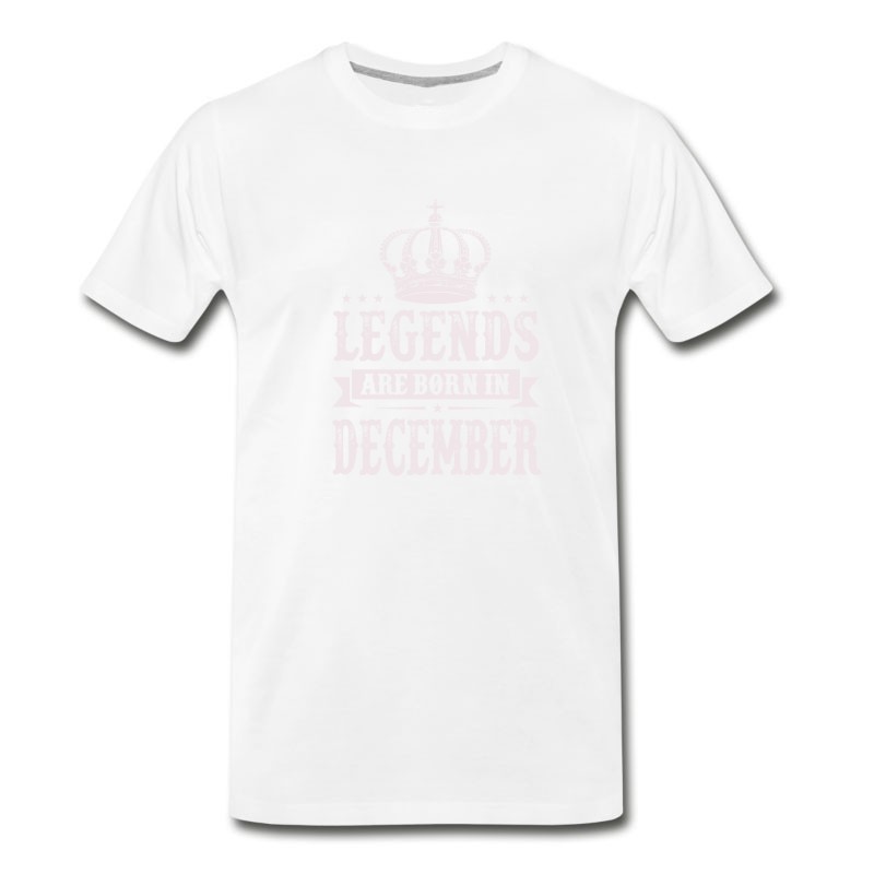 Men's Legends Are Born In December T-Shirt