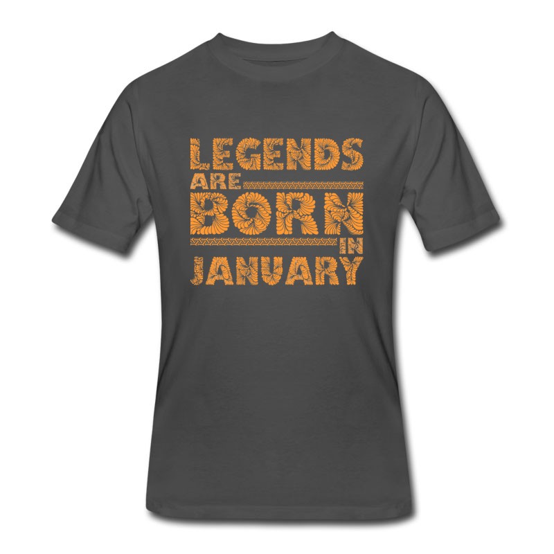 Men's Legends Are Born In January T-Shirt