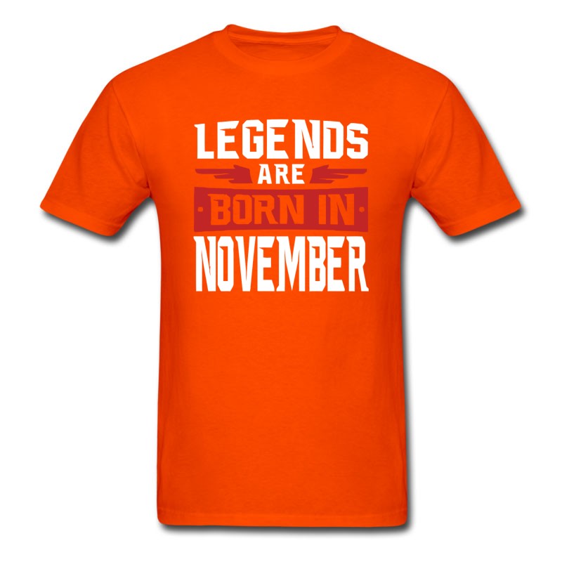 Men's Legends Are Born In November T-Shirt