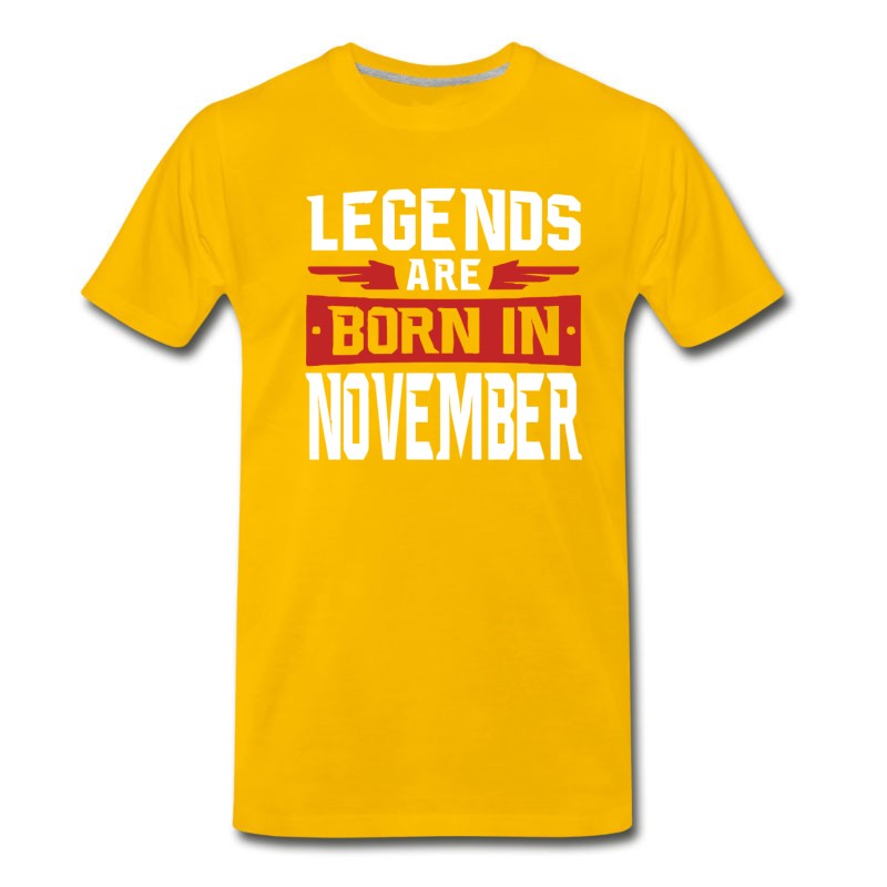 Men's Legends Are Born In November T-Shirt