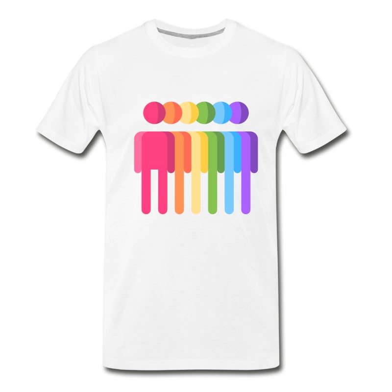 Men's LGBTQ + Rainbow People T-Shirt