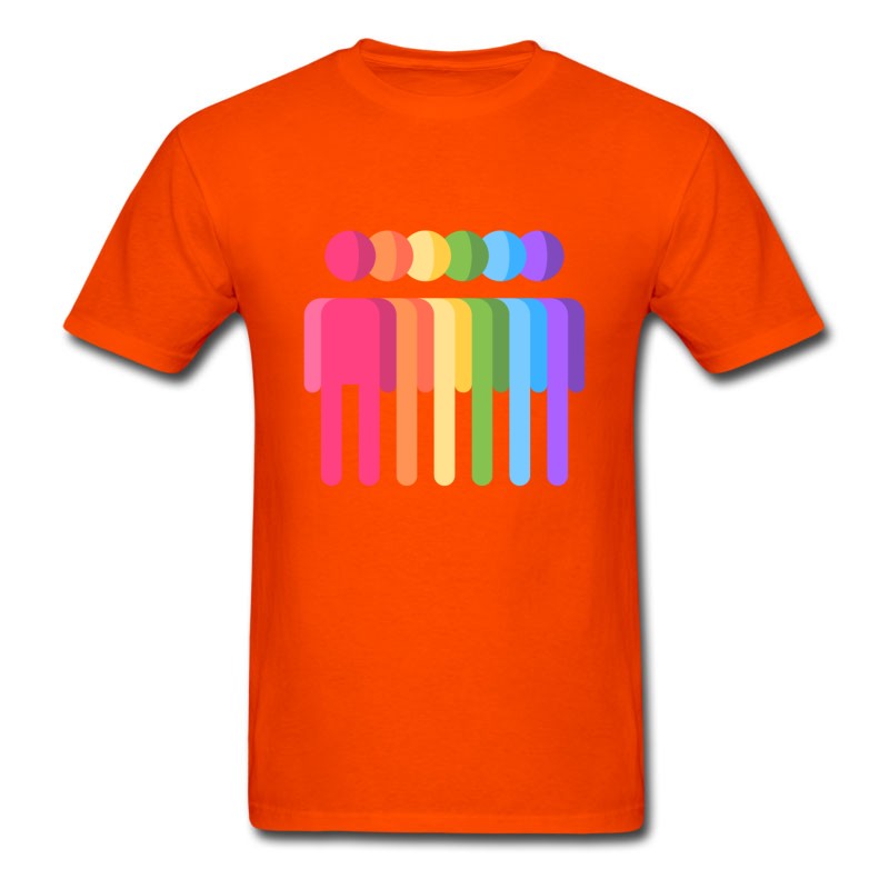 Men's LGBTQ + Rainbow People T-Shirt