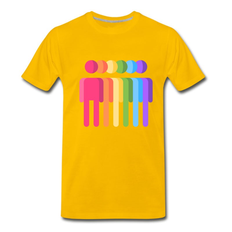 Men's LGBTQ + Rainbow People T-Shirt