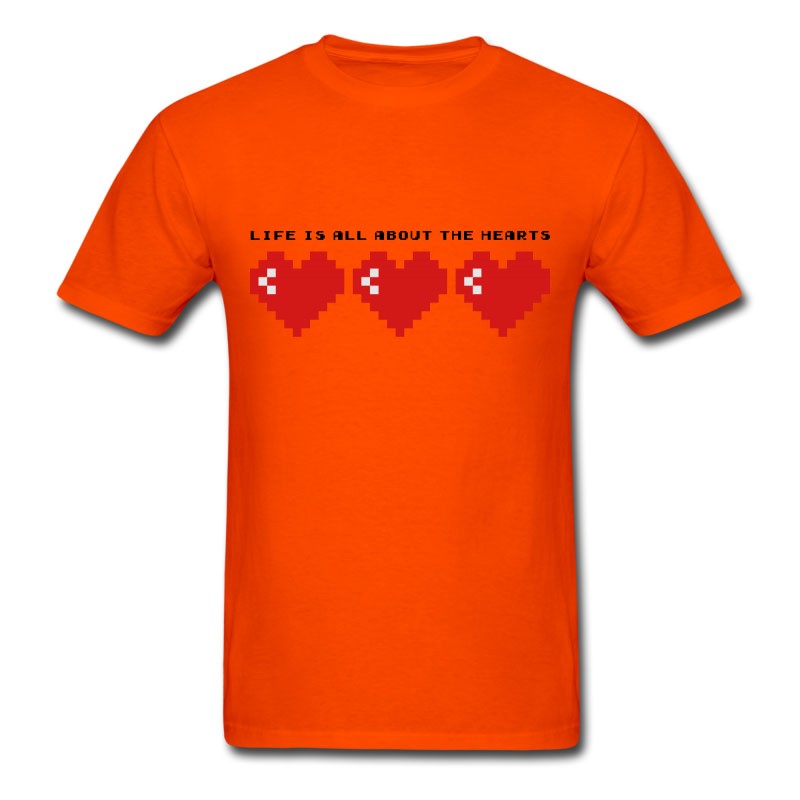 Men's LIFE IS ALL ABOUT THE HEARTS - SO IS X-MAS T-Shirt