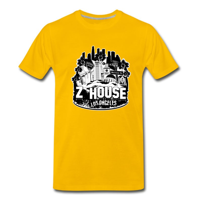 Z House Hollywood Los Angeles Cotton Graphic T-Shirt Essential T