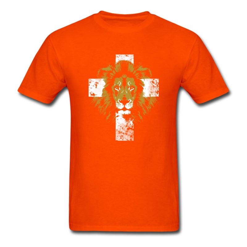 Men's Lion Of Judah Cross T-Shirt