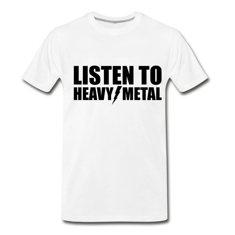 Men's Listen To Heavy Metal T-Shirt