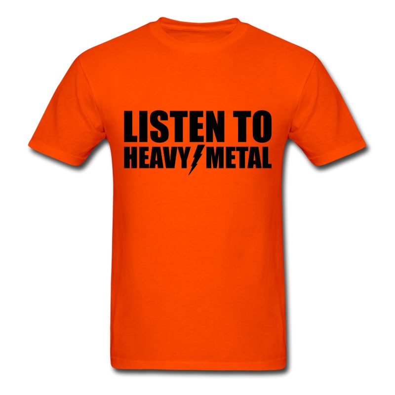 Men's Listen To Heavy Metal T-Shirt