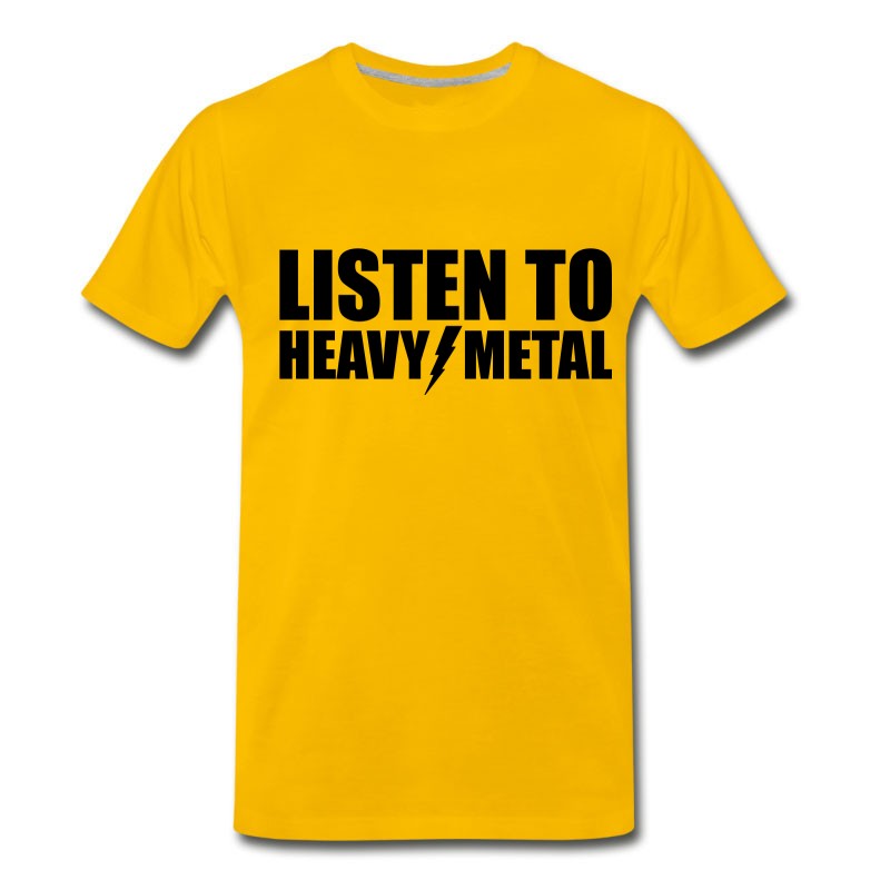 Men's Listen To Heavy Metal T-Shirt