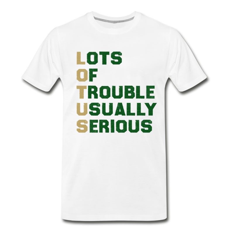 Men's LOTUS Lots Of Trouble Usually Serious - Block T-Shirt